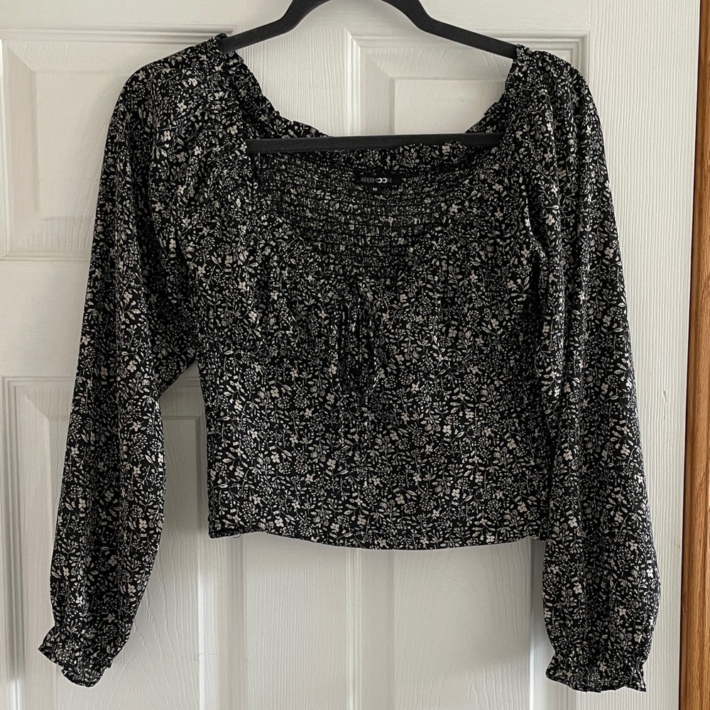 Papermoon Black and White Patterned Blouse